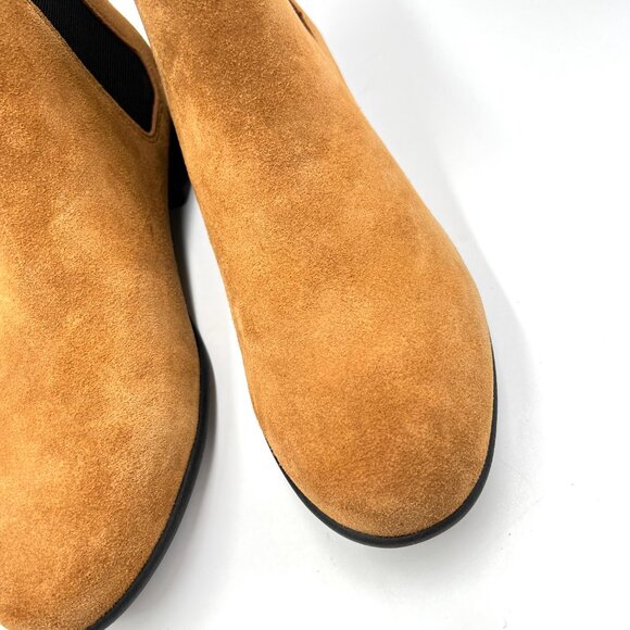 Aerosoles‎ Womens Size 9.5 Step Dance Brown Suede Leather Chelsea Ankle Boots - Picture 5 of 15